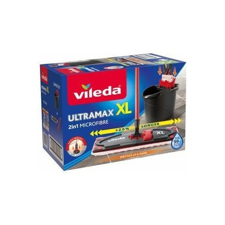 Vileda Ultramax XL BOX set Moppe og spand